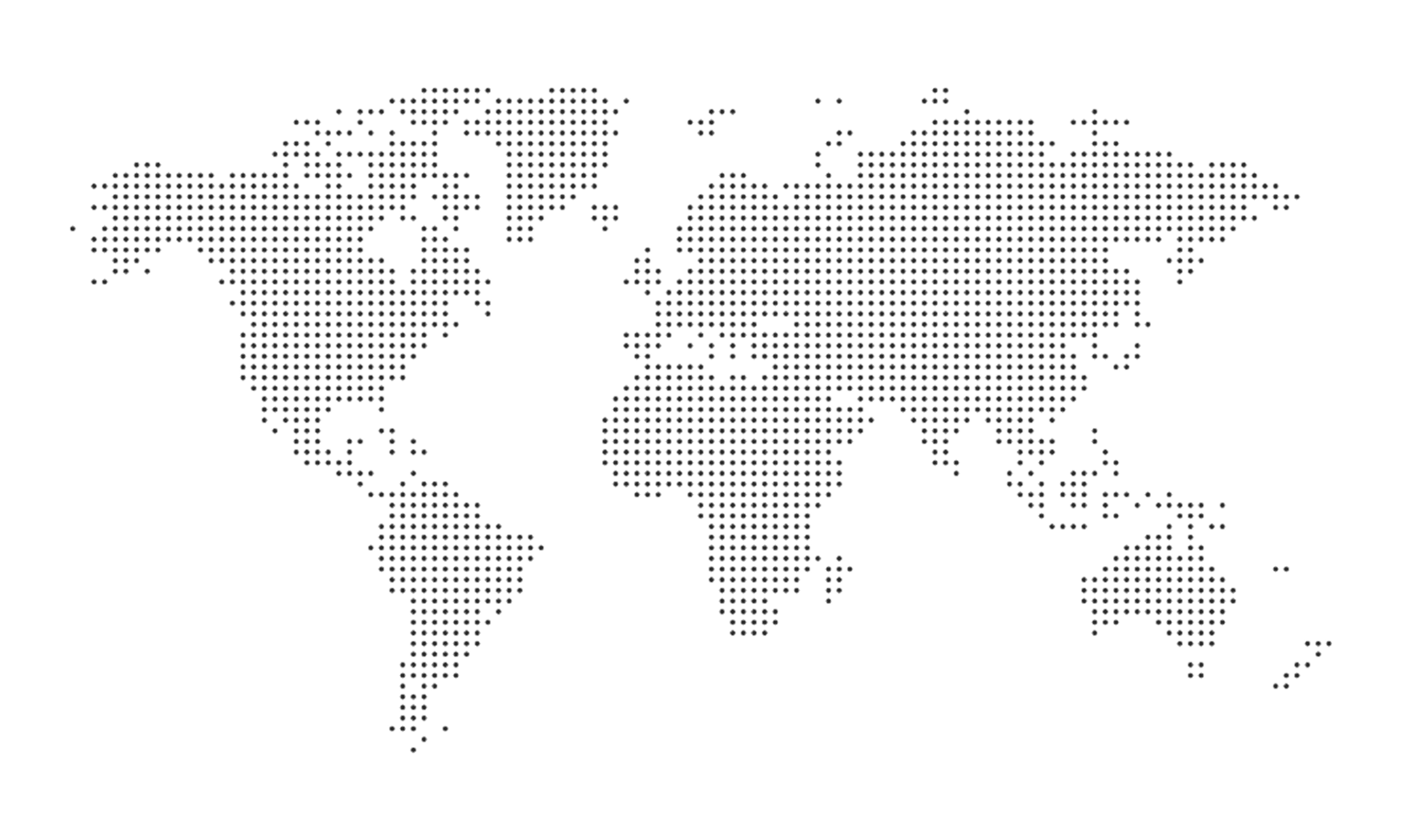 World Map Dots